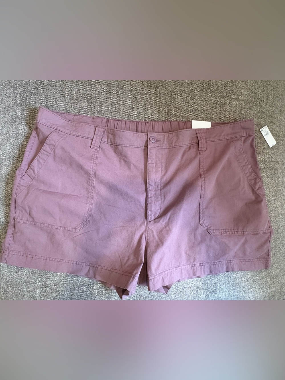 Women's Mauve Utility Cotton Shorts OLD NAVY